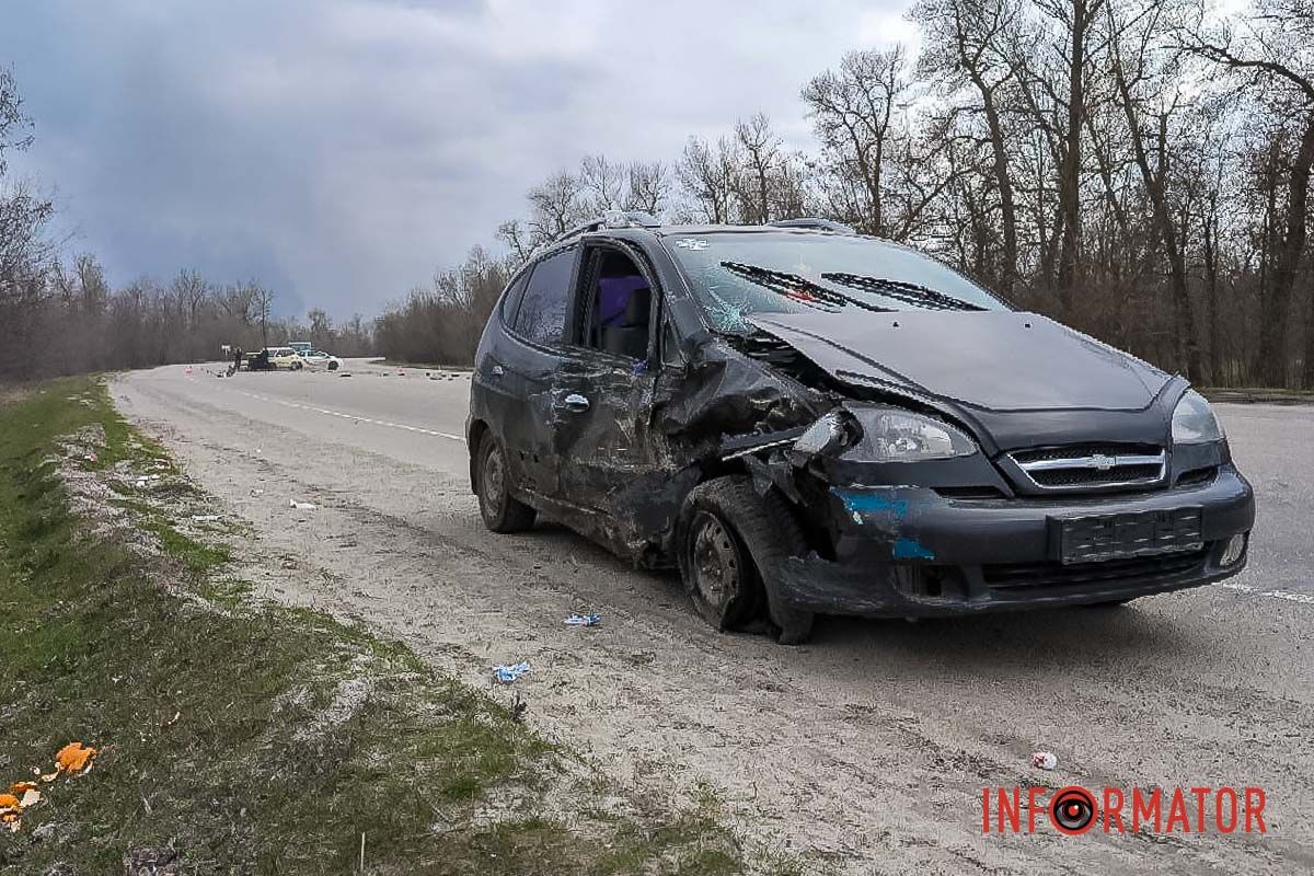 На Полтавському шосе, на виїзді з Дніпра, сталася ДТП