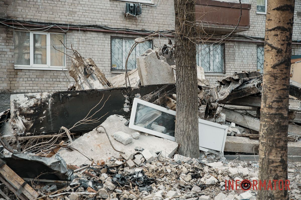 Повреждены 1-й и 2-й подъезды