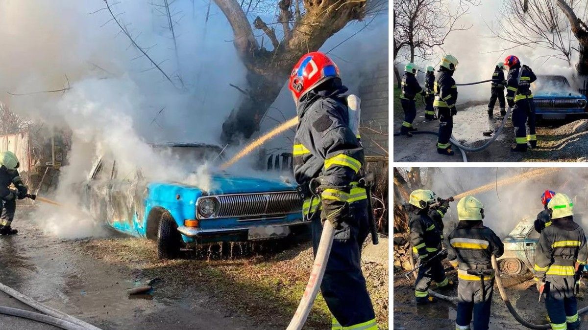 У Дніпрі на Очеретяній згорів ГАЗ