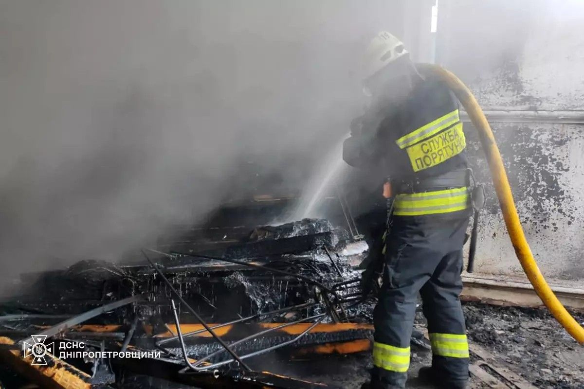 Площадь пожара - 65 квадратных метров