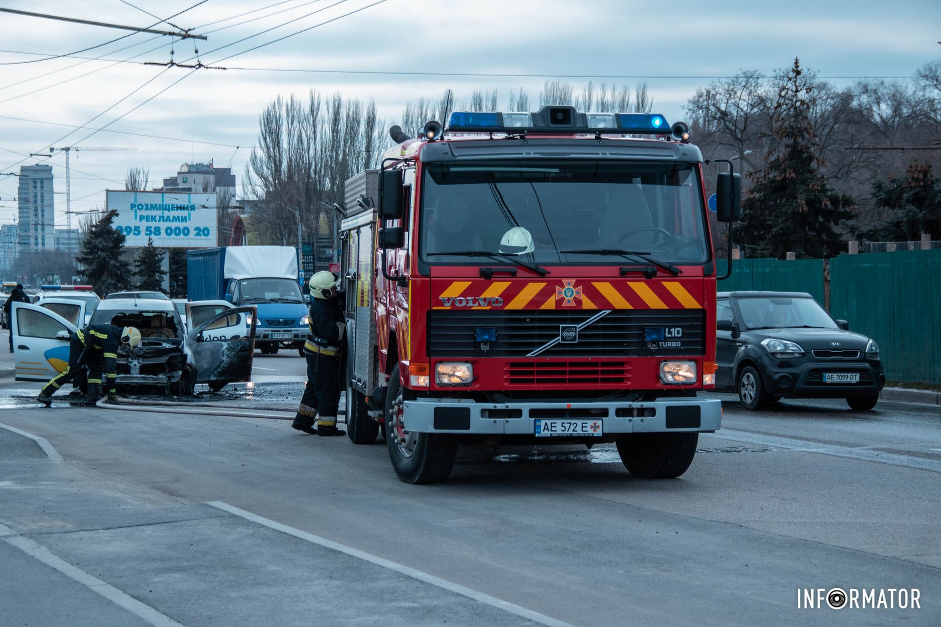 У автівці пасажирів не було У автівці пасажирів не було