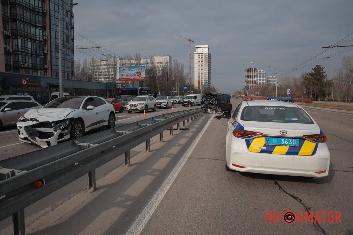 В результаті ДТП утворився затор зі сторони центра міста