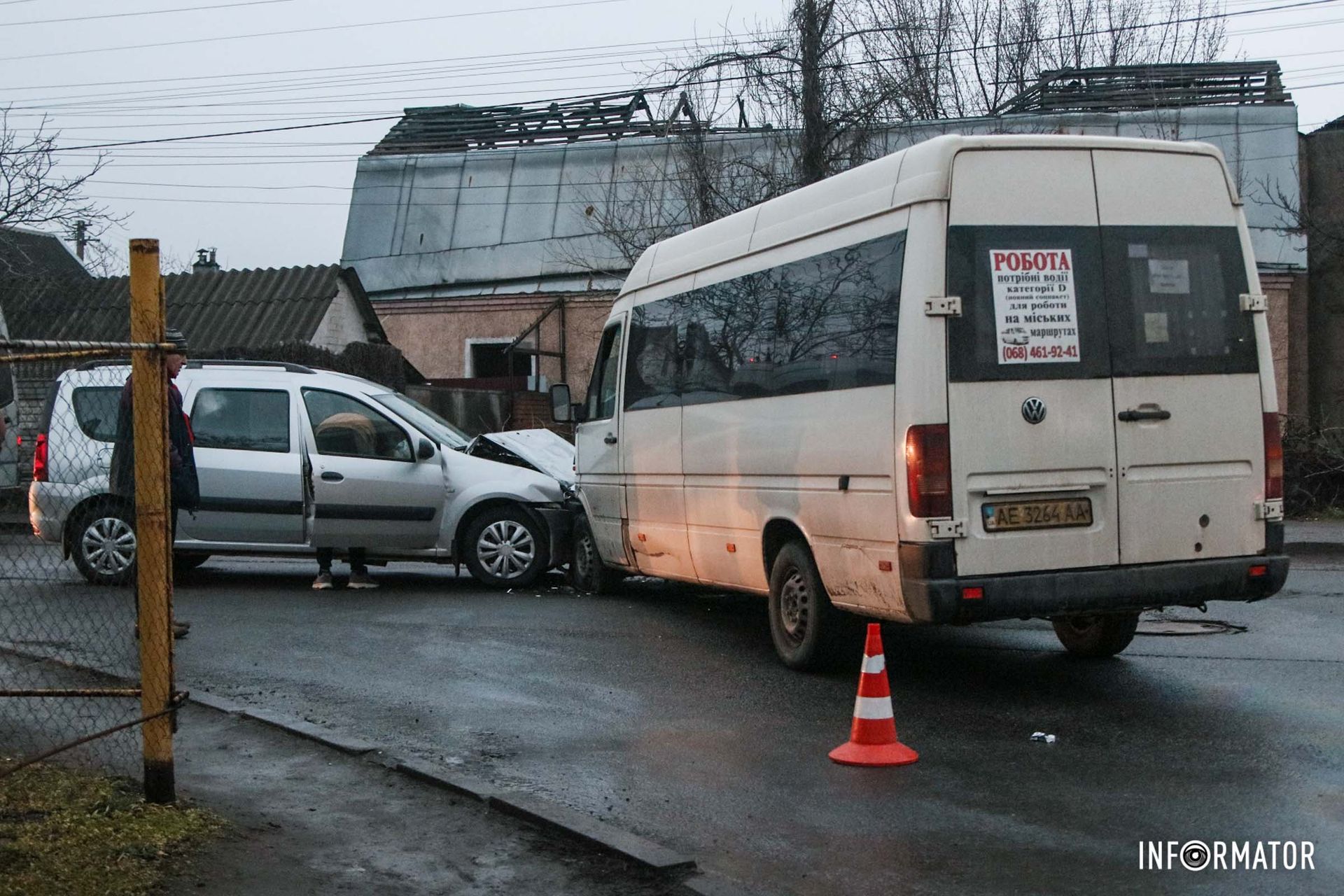 В общественном транспорте были пассажиры