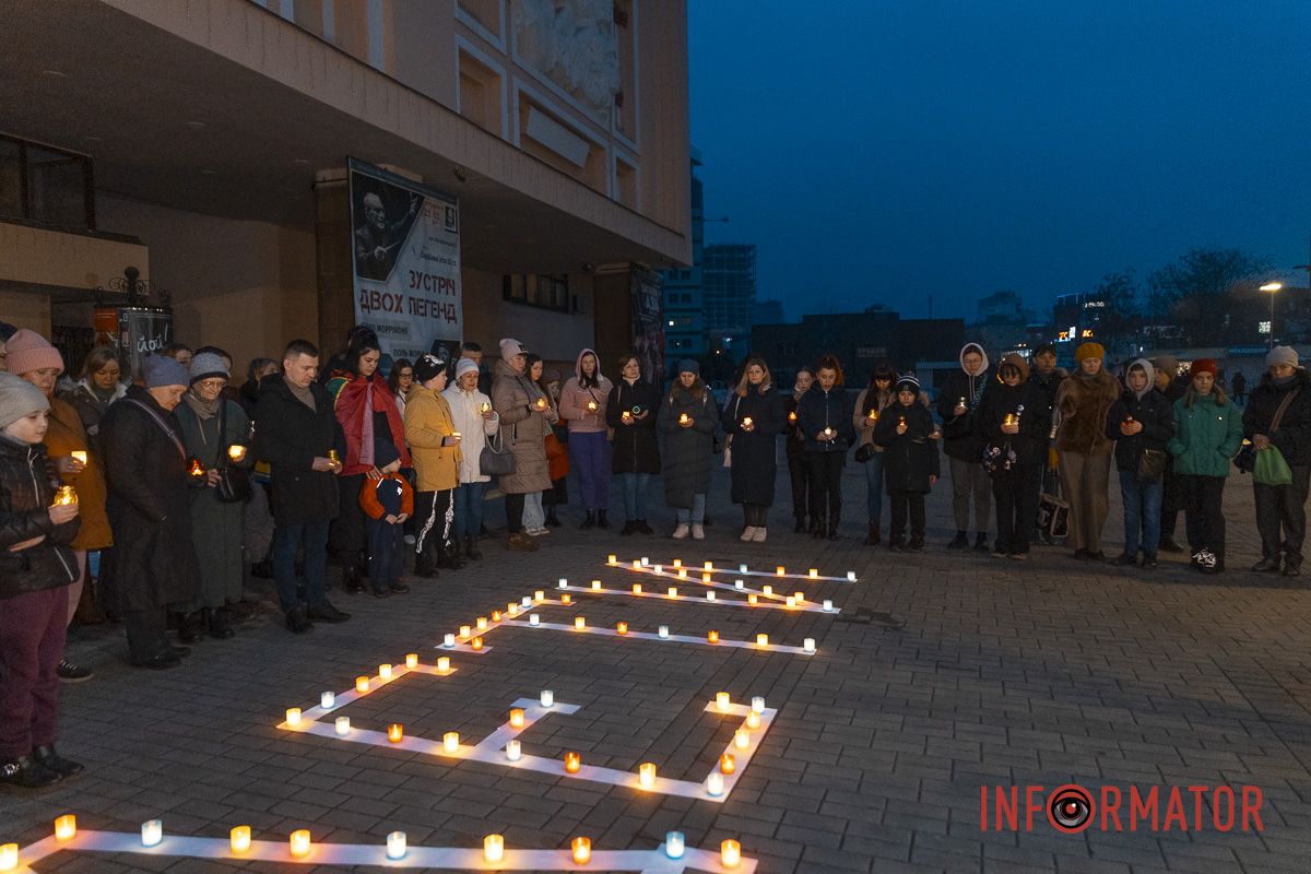 В Днепре в 18:00 на Воскресенской состоялась акция