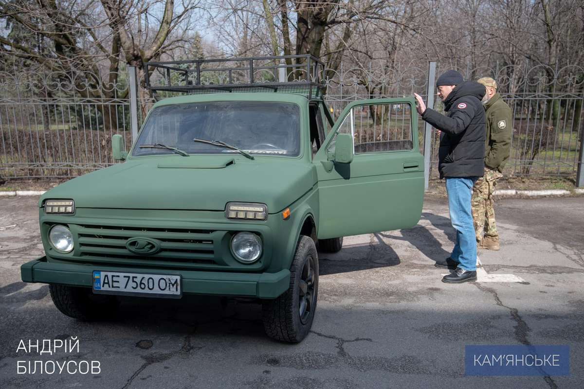 Авто получили бойцы 54-й бригады