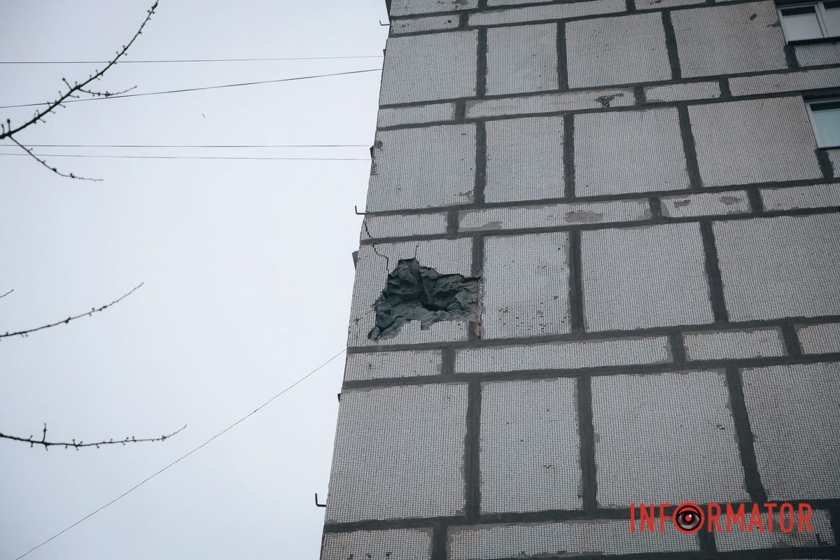 Повреждены дома в Новокодакском и Соборном районах