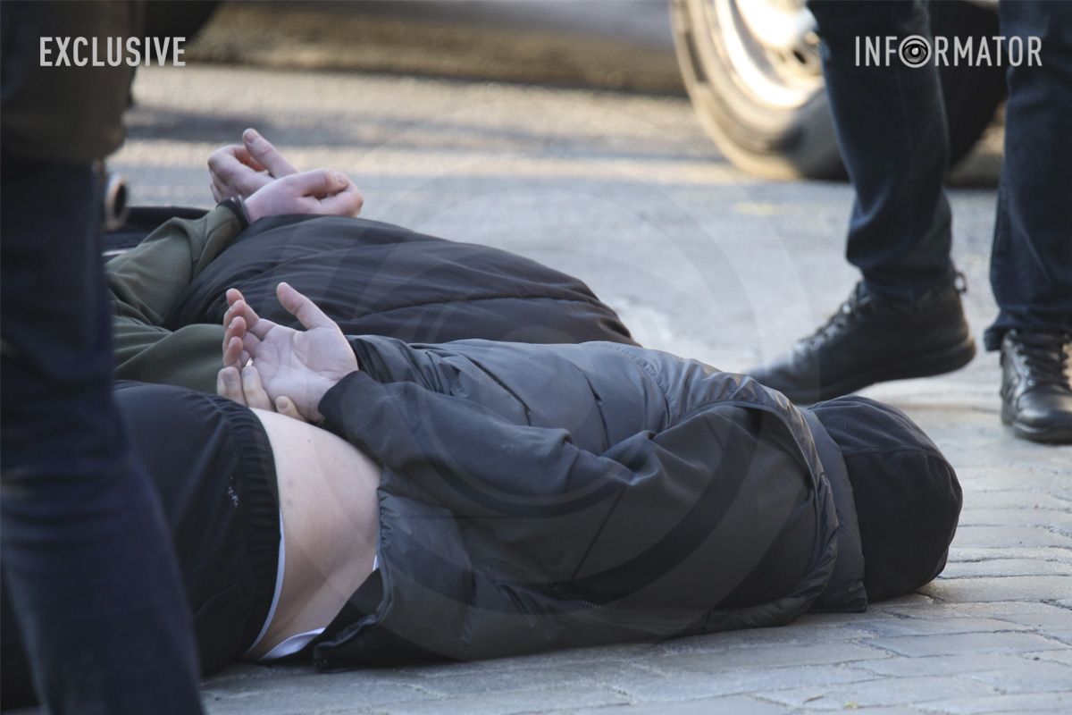 За что задержали мужчин – пока неизвестно