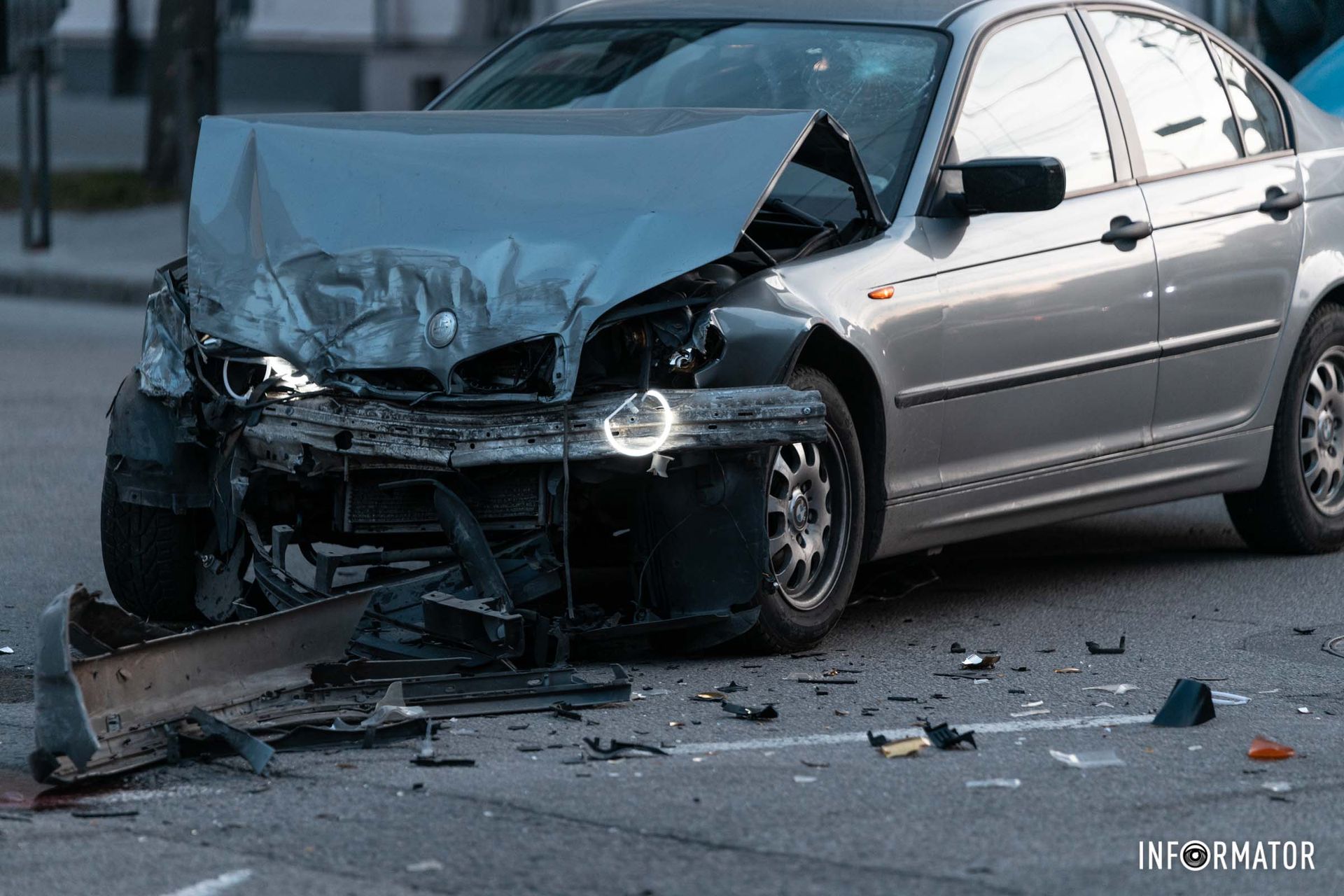 Столкнулись три BMW и Opel Столкнулись три BMW и Opel