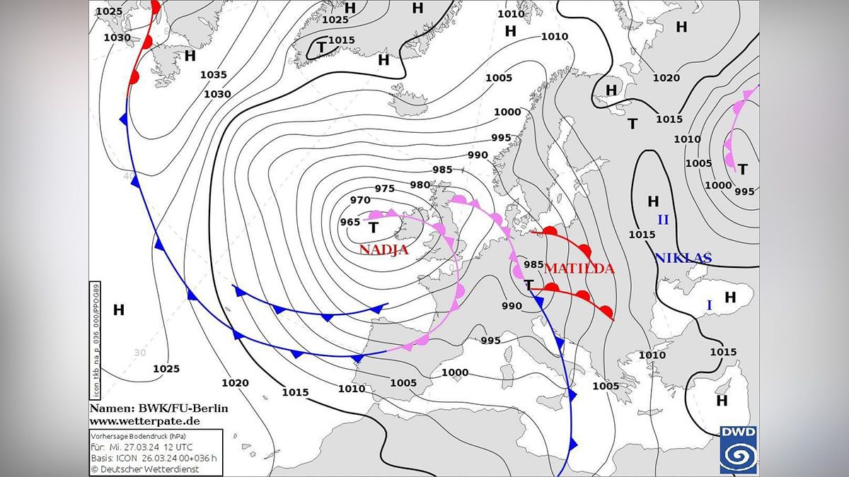 Антициклон Niklas Антициклон Niklas