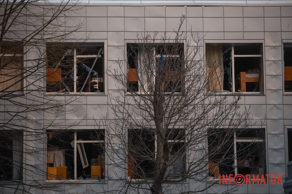 Через ворожу атаку руйнувань зазнали дитячий садок, коледж та підприємство