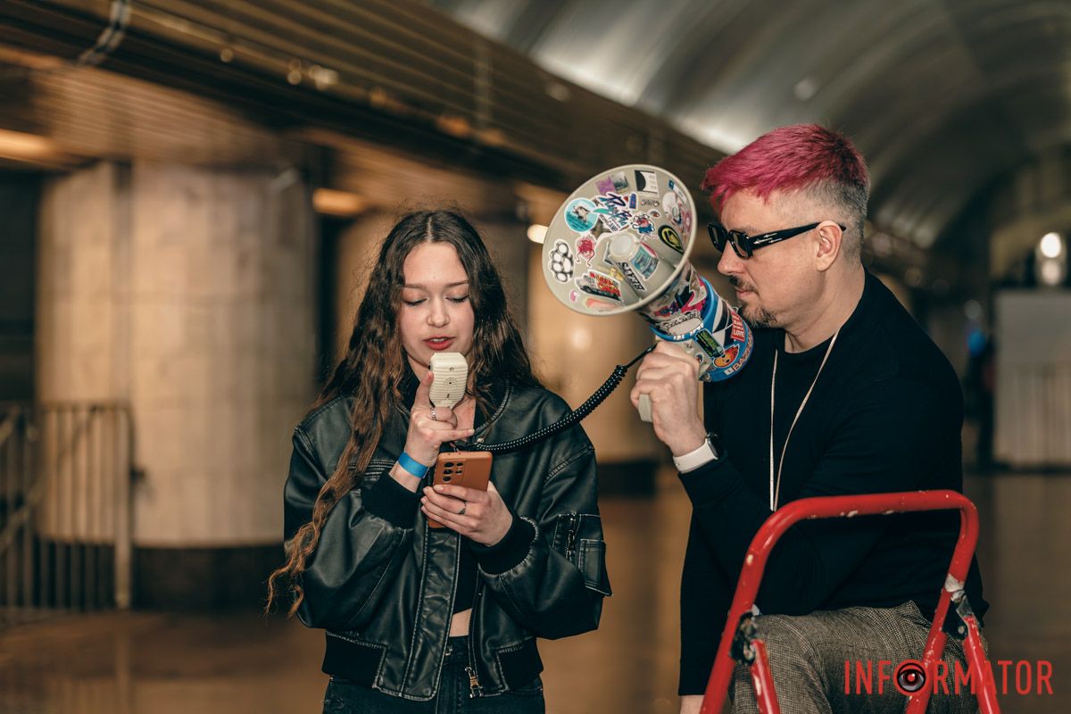 6 квітня у Дніпрі на станції метро відбувся культурно-соціальний захід