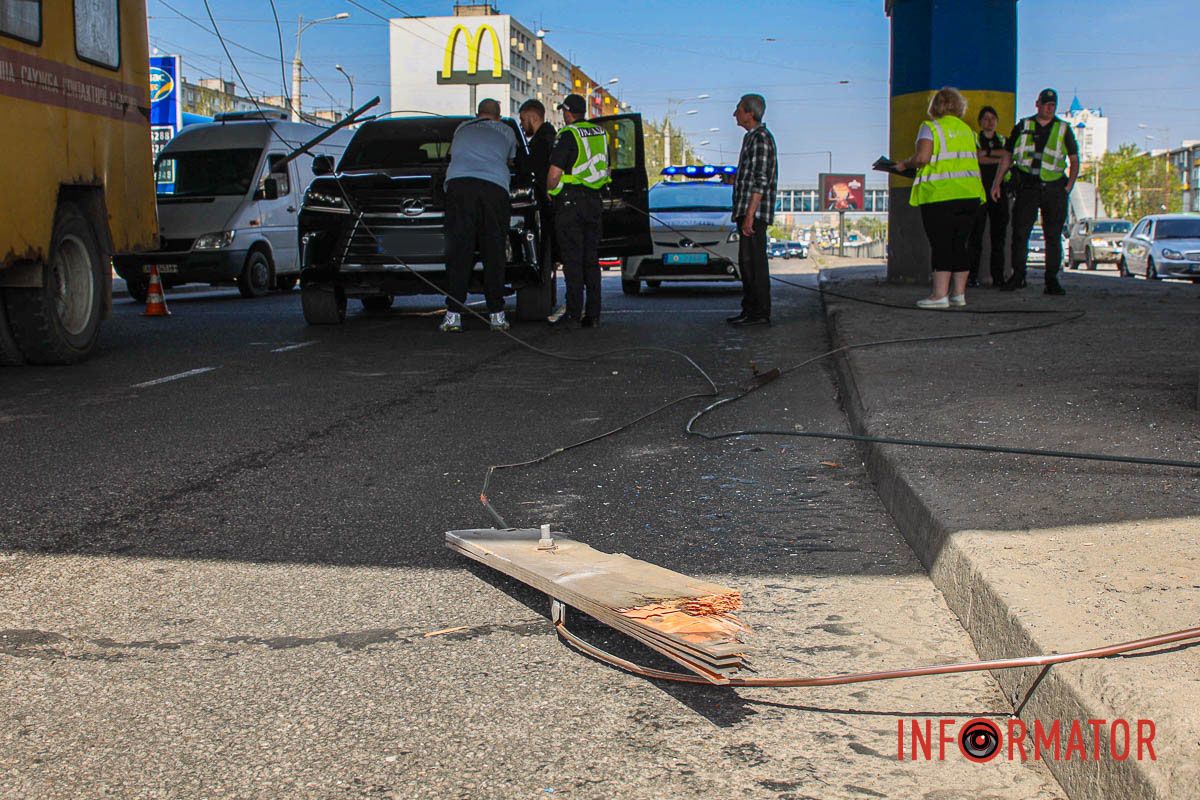 Обрив контактної мережі тролейбусів Обрив контактної мережі тролейбусів