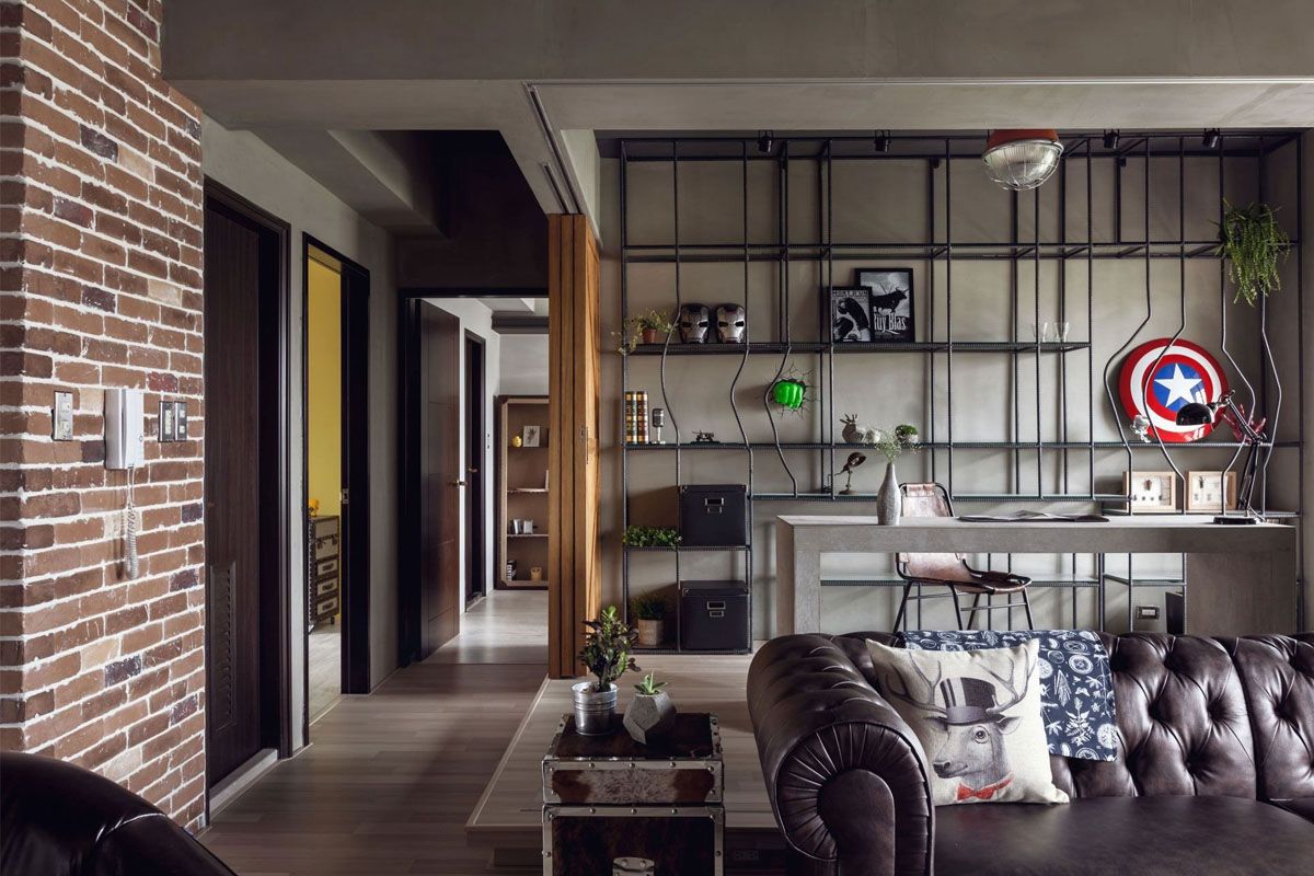 Як може виглядати стильна холостяцька квартира