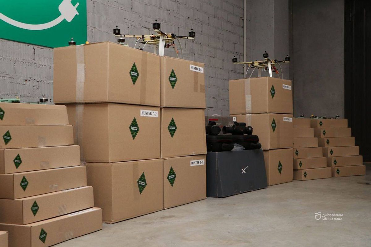 Цього разу військові отримали від дніпрян 40 FPV-дронів Цього разу військові отримали від дніпрян 40 FPV-дронів