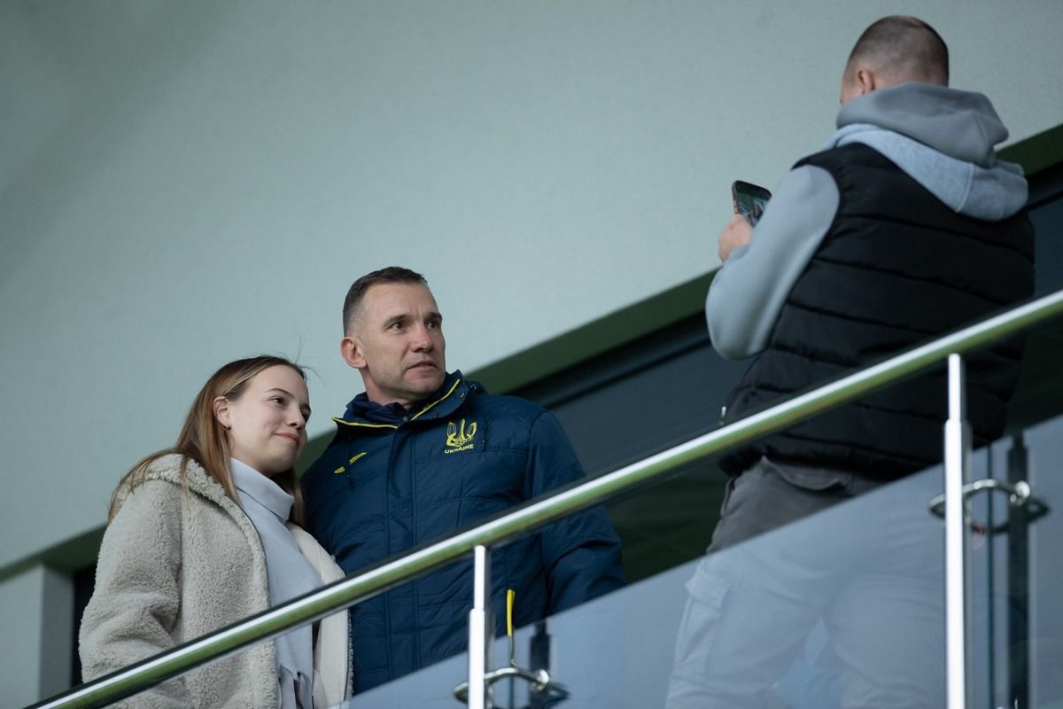 Голова УАФ Андрій Шевченко був присутній на матчі