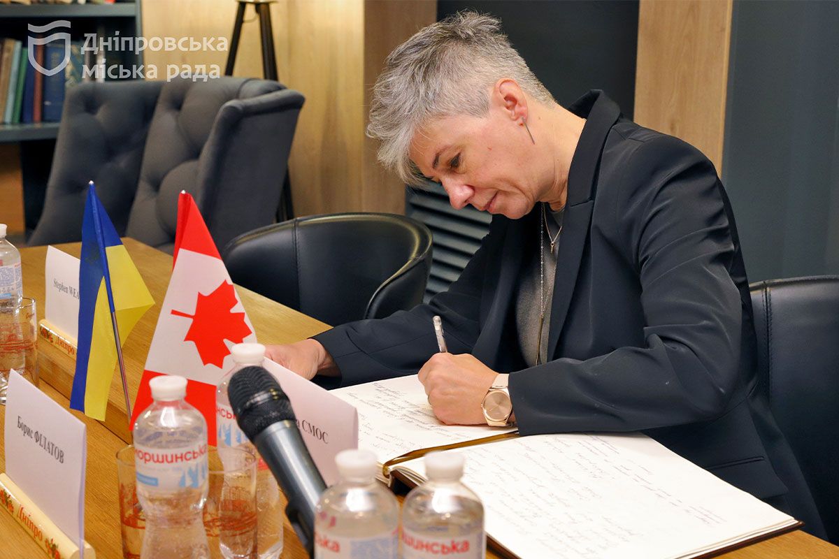 Наталка Цмоць запевнила, що перспективна співпраця з Канадою продовжиться і надалі