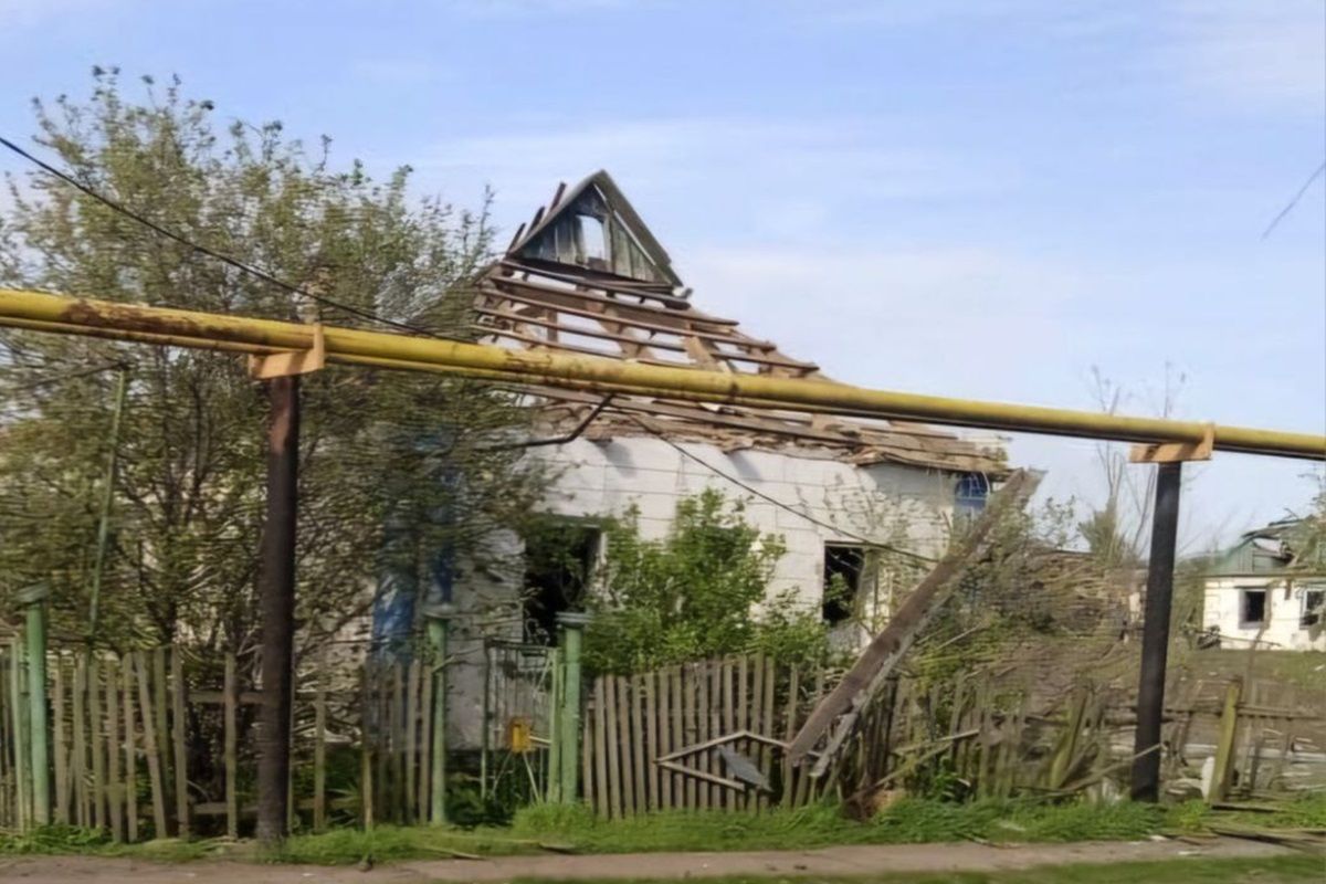 Три дома были повреждены