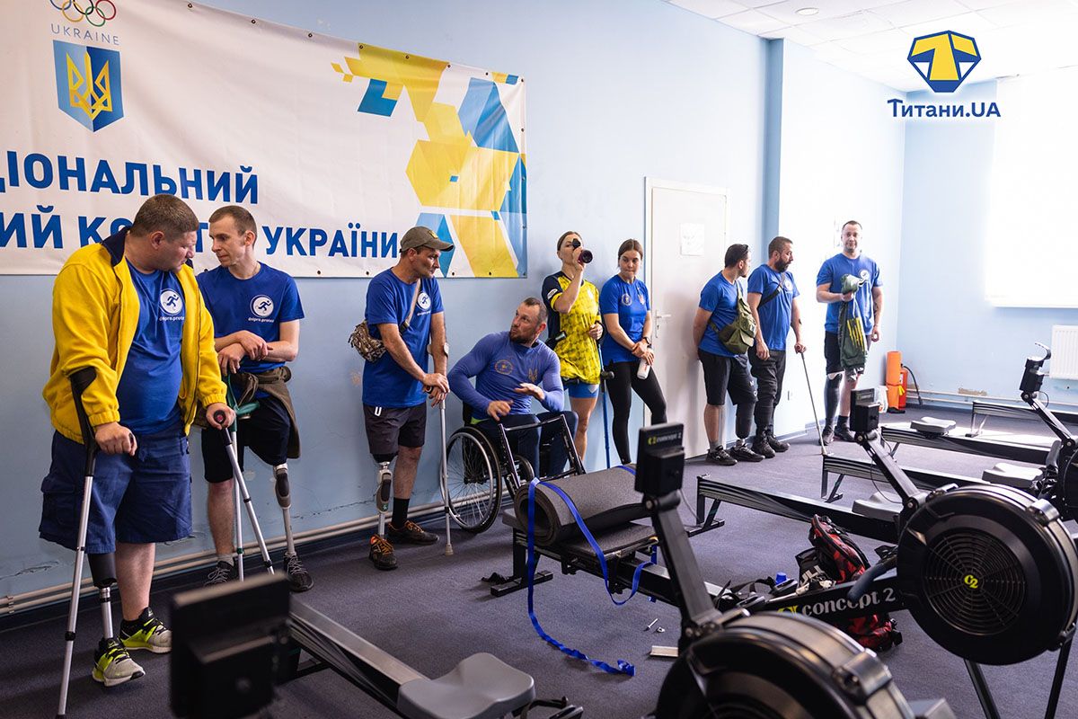 Спортсмени-паралімпійці провели тренування для ветеранів  Спортсмени-паралімпійці провели тренування для ветеранів