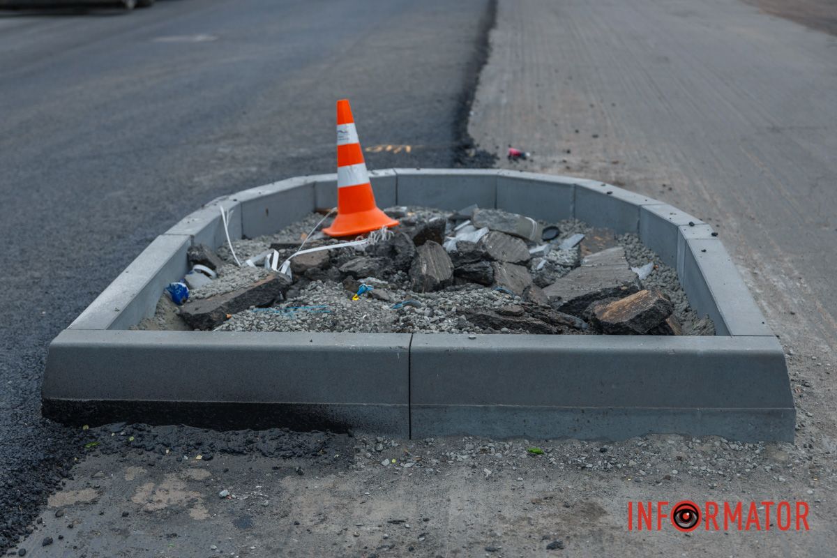 В Днепре на бульваре Славы проходит масштабный ремонт дороги