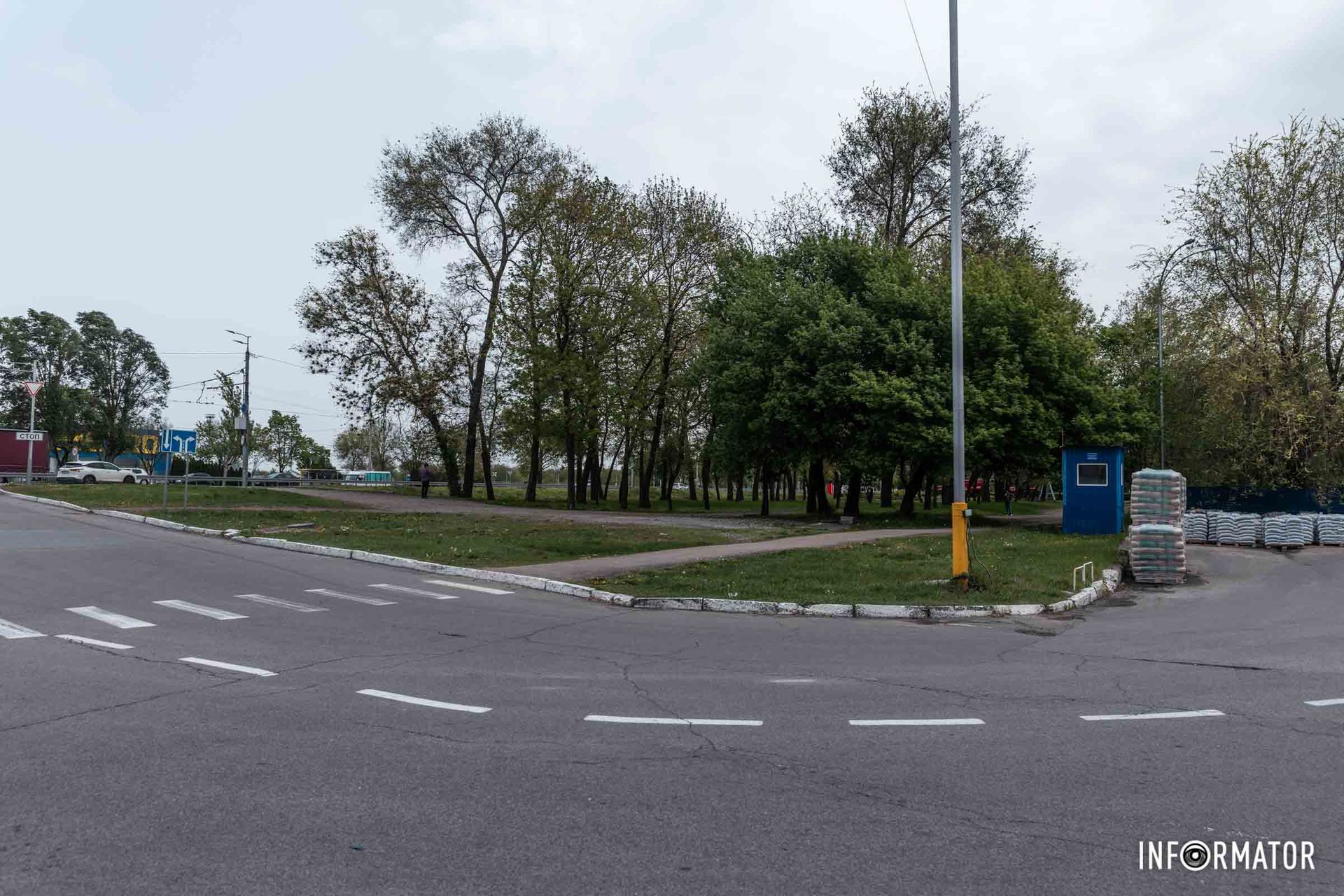 Выезд на Запорожское шоссе Выезд на Запорожское шоссе