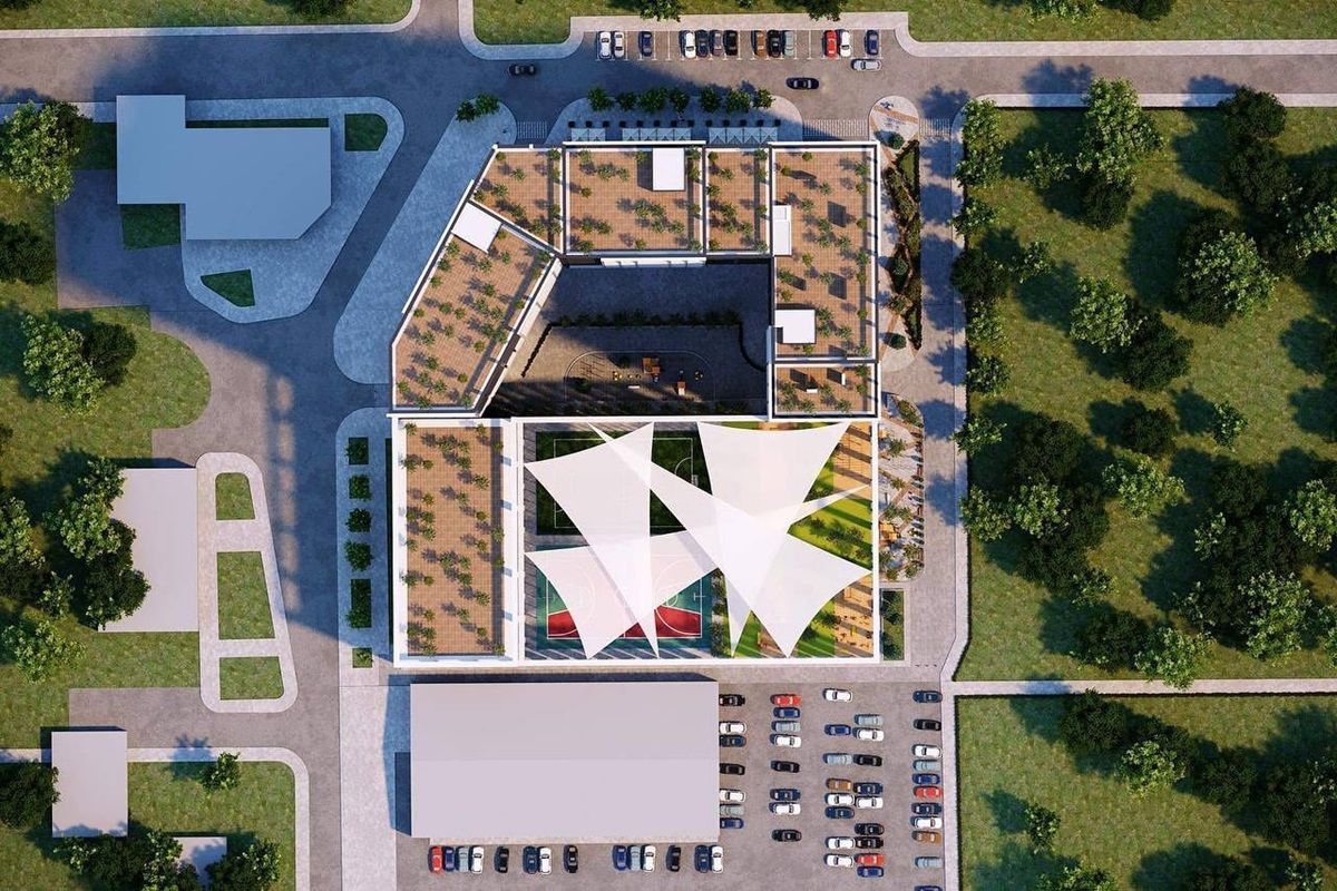 Вид на житловий комплекс зверху Вид на житловий комплекс зверху