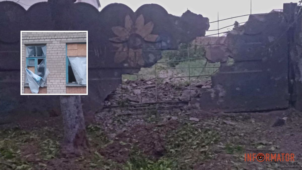 Поврежденная гимназия и линия электропередач: армия рф атаковала Никопольский район