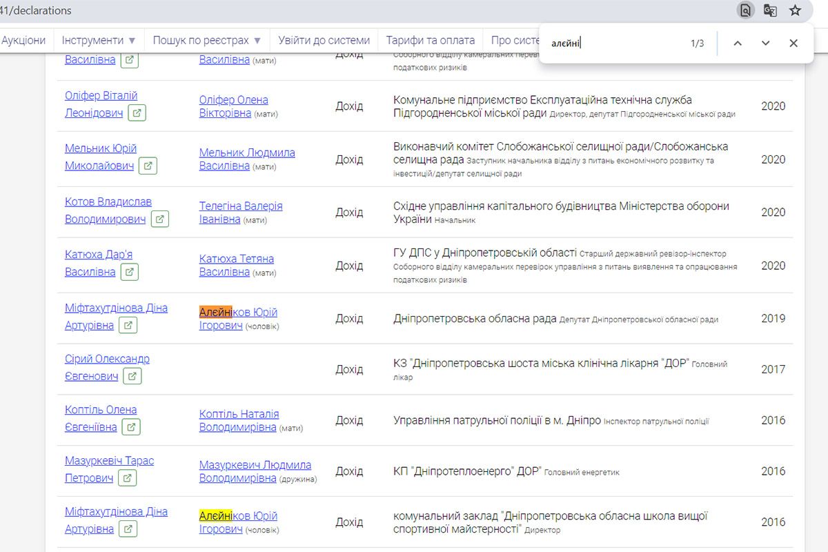 Декларация отца спортсменки