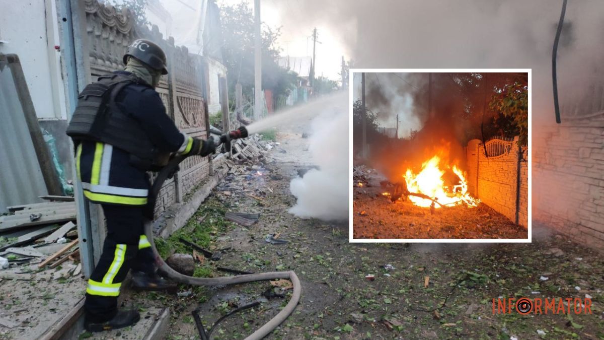 Армия рф атаковала Никополь пятью беспилотниками: повреждены магазин и здания частных предприятий