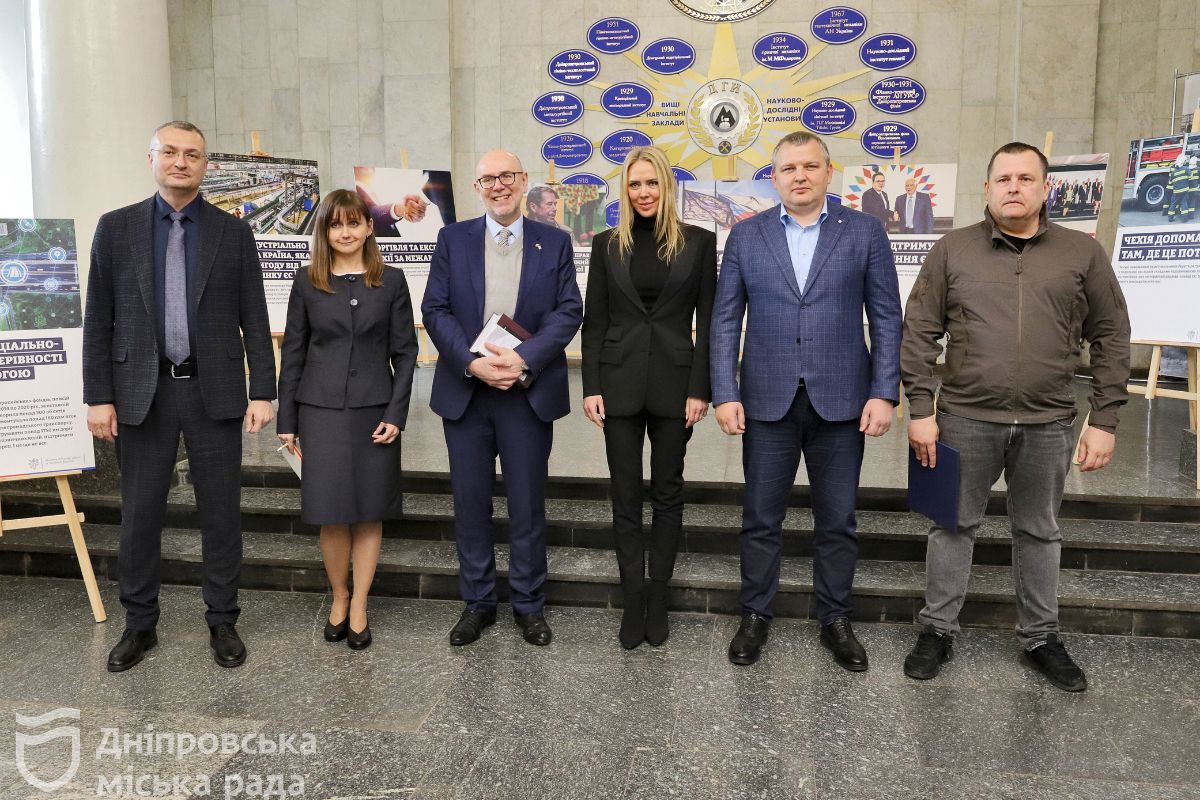 14 мая Днепр в очередной раз посетила чешская делегация во главе с послом Радеком Пехом