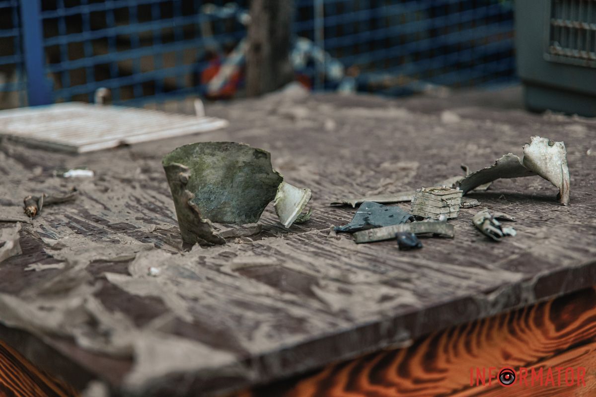 Уламки на собачій будці 