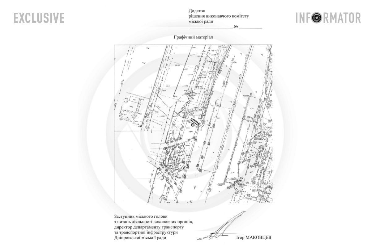 Проєкт рішення виконкому Дніпровської міської ради про демонтаж стели