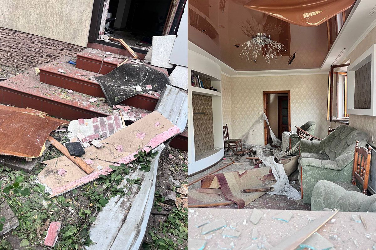 Враг атаковал город 2 ракетами