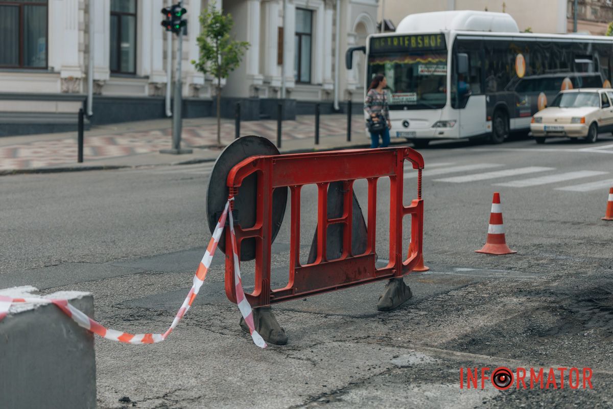 Перекрыт участок от Сечевых Стрельцов до улицы Михаила Грушевского