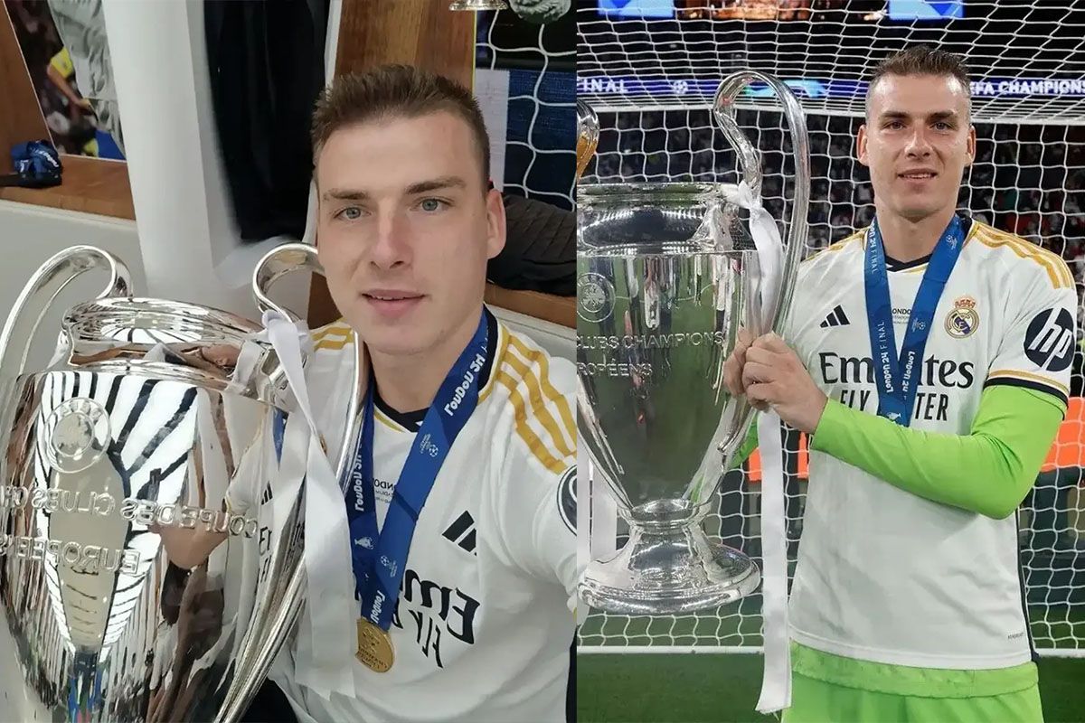 Лунин и кубок Лиги Чемпионов Лунин и кубок Лиги Чемпионов