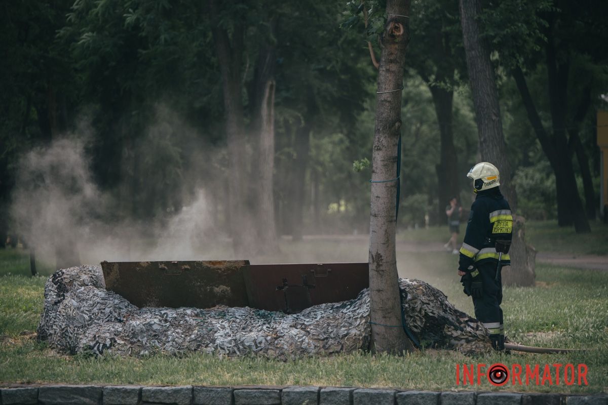 Виявилось, що там загорілось сховище