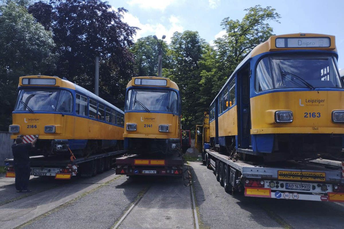 Трамваї Tatra T4DM із Лейпцига