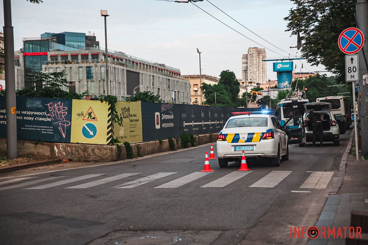 ДТП в Днепре на Яворницкого на пешеходном переходе