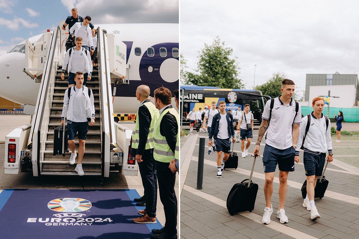 Збірна України прибула до Німеччини Збірна України прибула до Німеччини