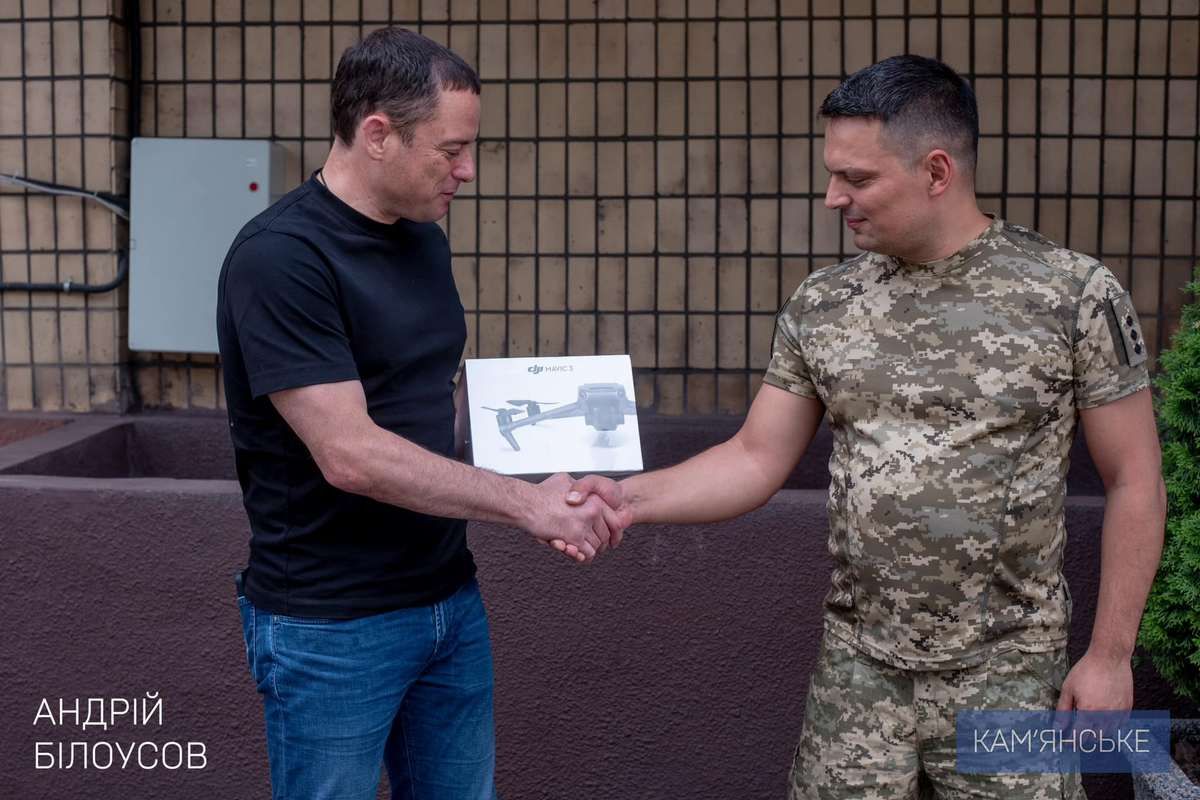 Передали також для військових з окремого стрілецького батальйону квадрокоптер DJI Mavic 3