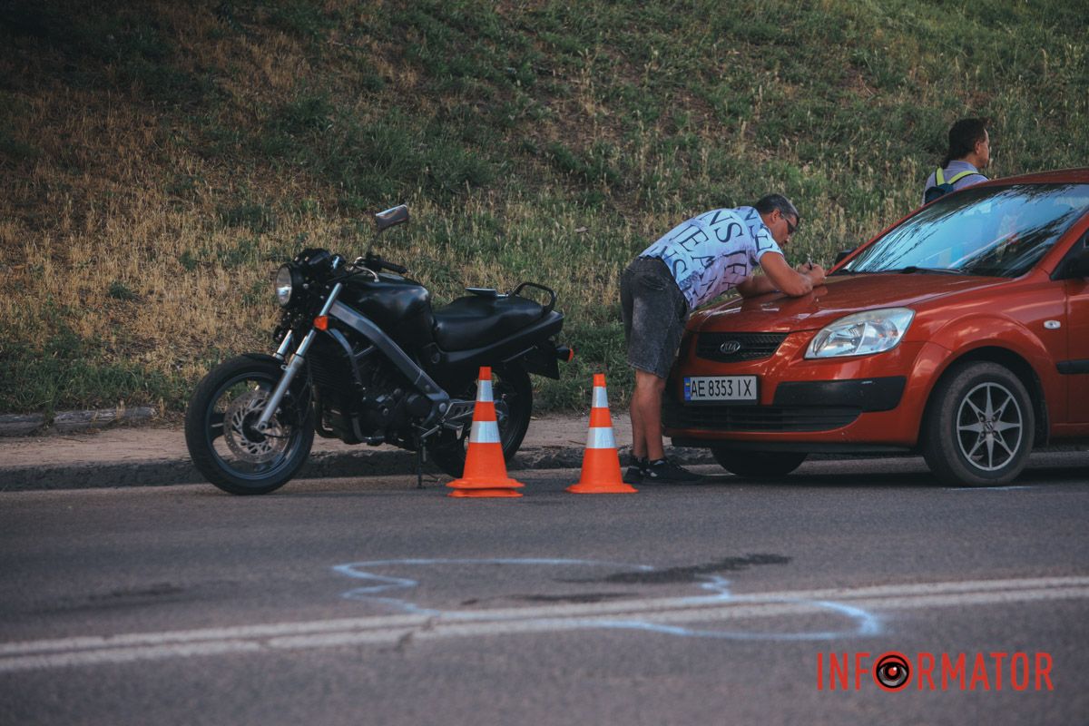 Занята полоса в направлении Запорожского шоссе
