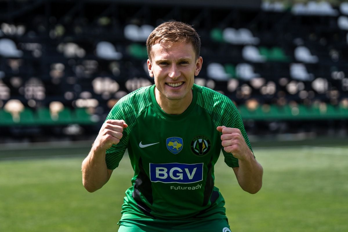 Руслан Бабенко у формі "Полісся" Руслан Бабенко у формі "Полісся"