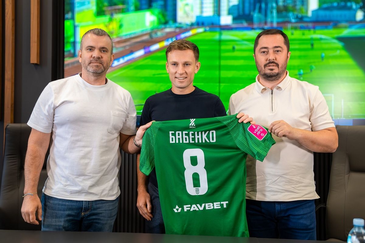 Контракт Бабенка з "Поліссям" укладений на 2 роки Контракт Бабенка з "Поліссям" укладений на 2 роки