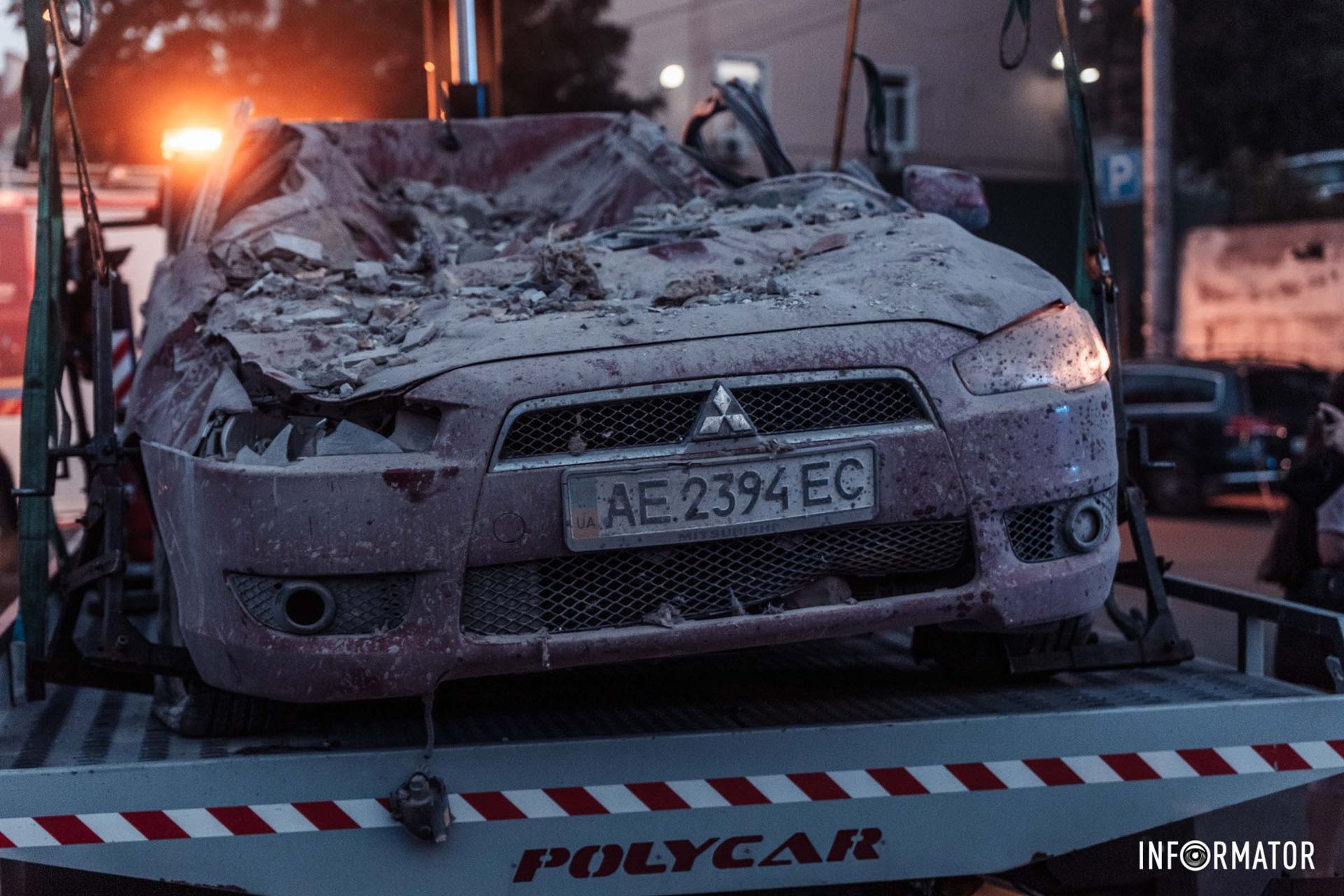 Пошкоджена автівка