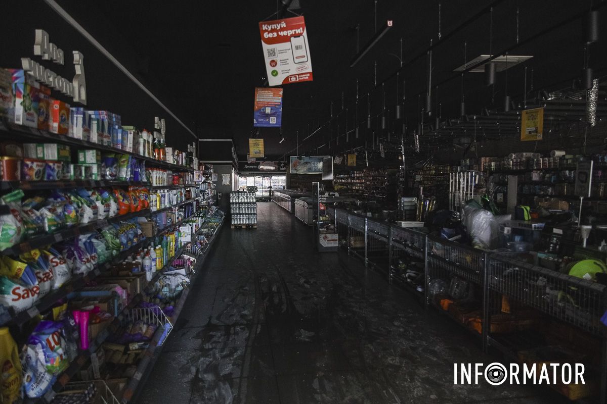 Сильних пошкоджень від вибуху зазнав супермаркет