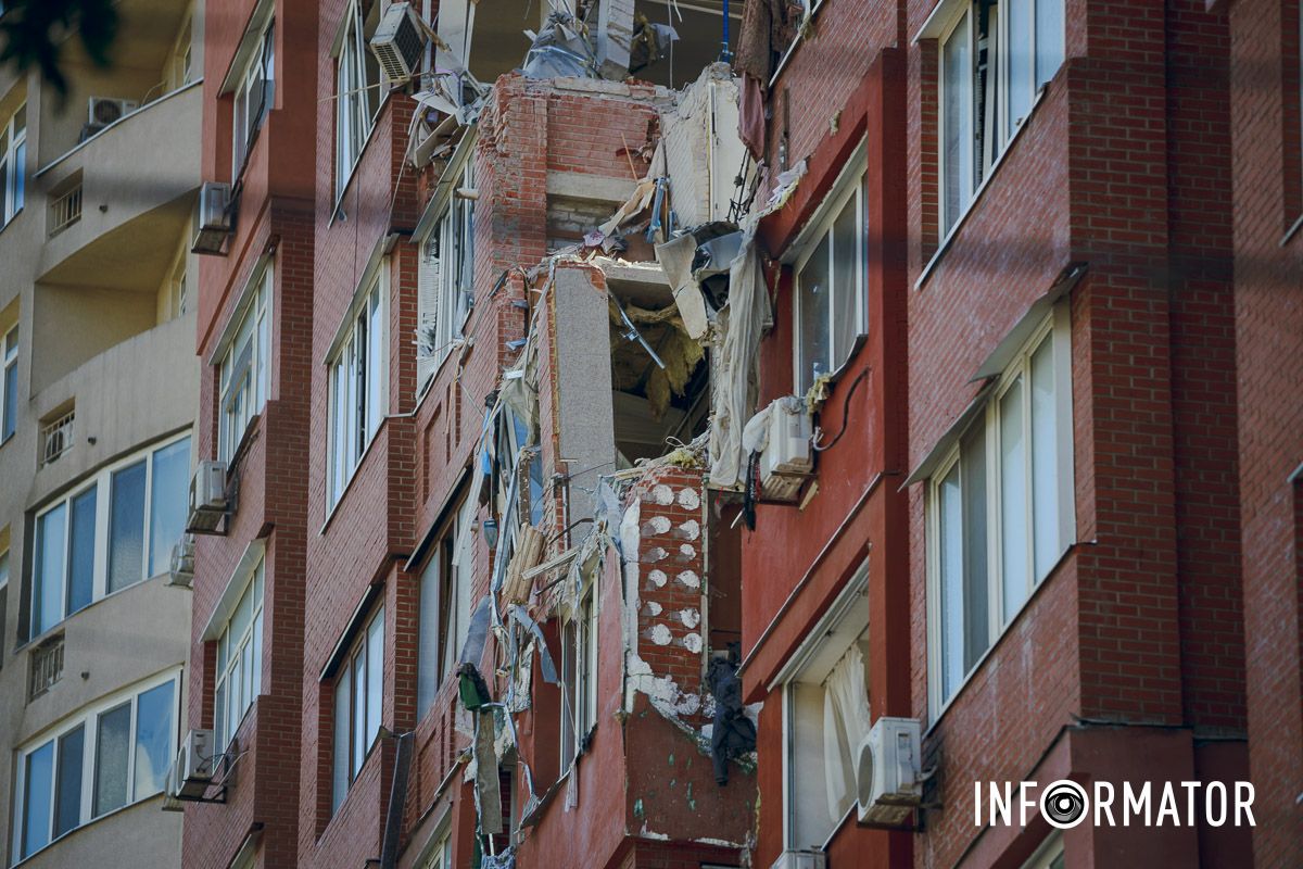 Наслідки ракетного удару по Дніпру 28 червня