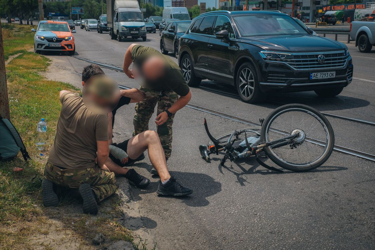 Зайнята права смуга по Запорізькому шосе у напрямку Підстанції