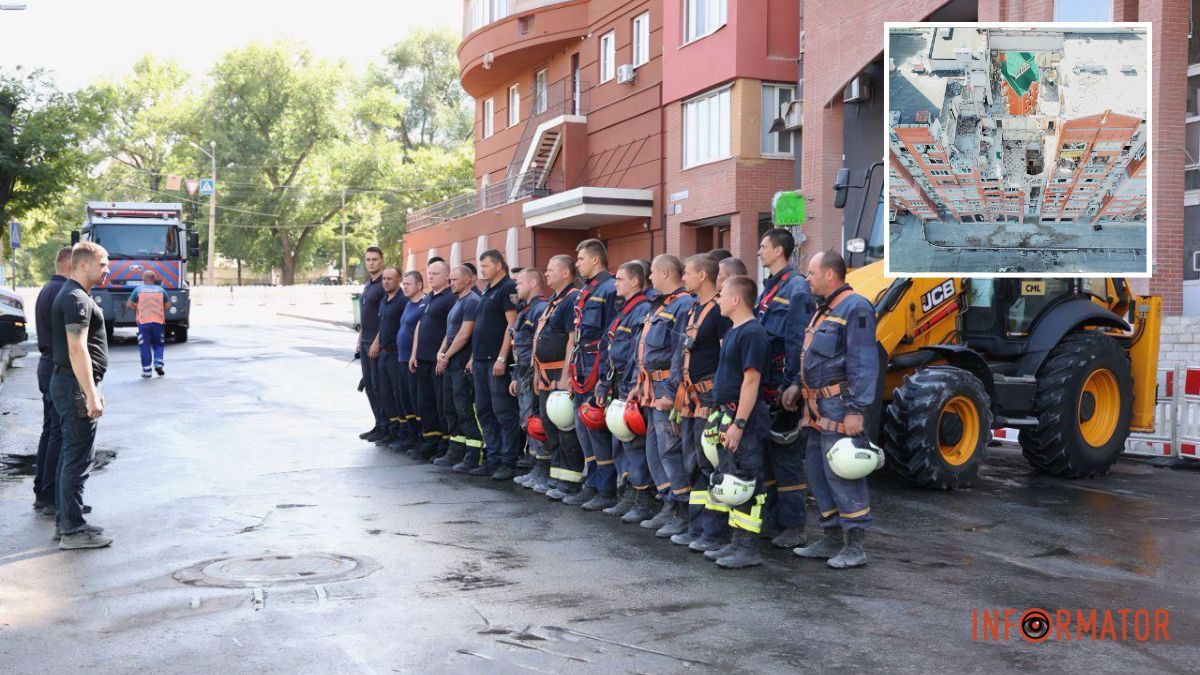 В Днепре завершили разбирать завалы многоэтажки, куда попала российская ракета: детали