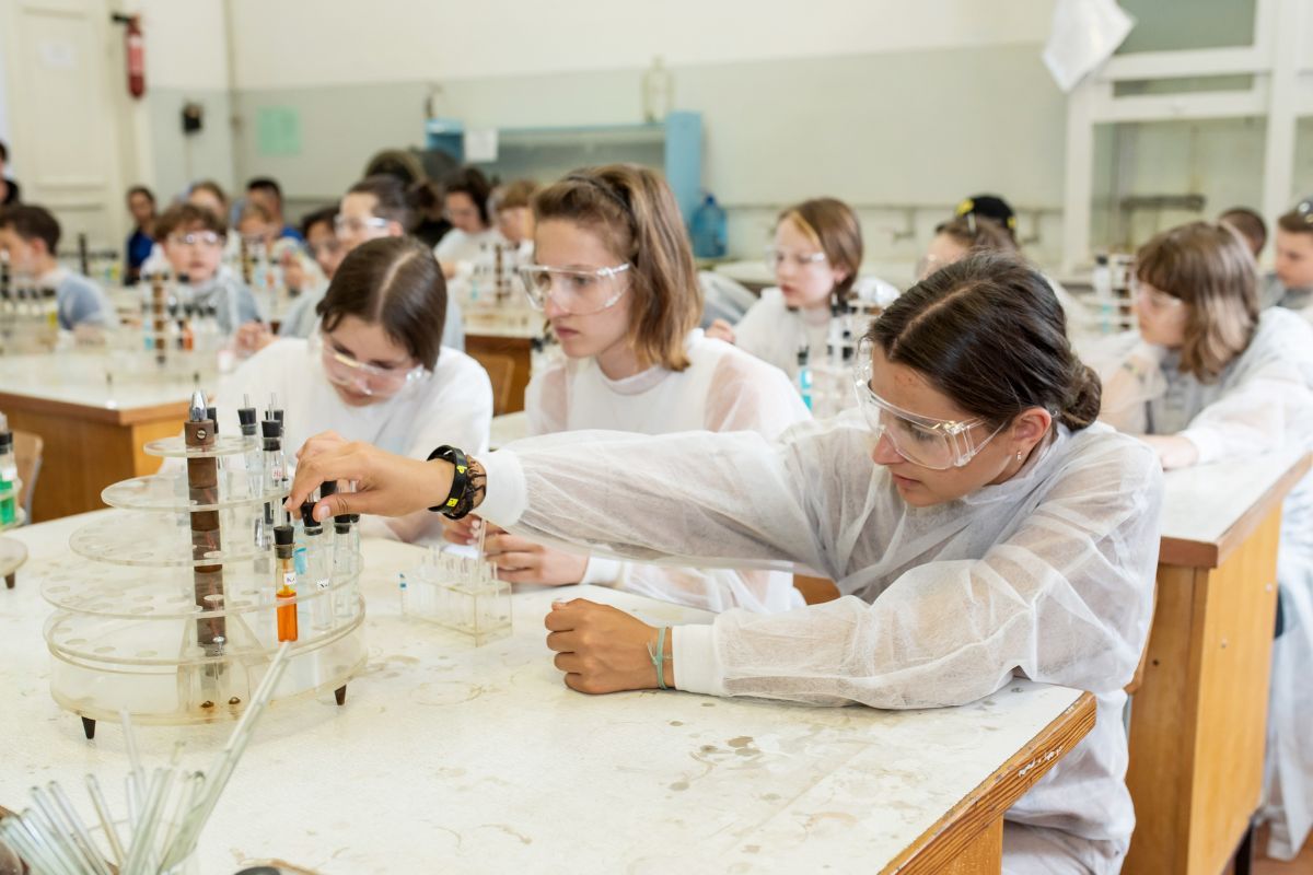 Дети посетили различные мастер-классы и тренинги