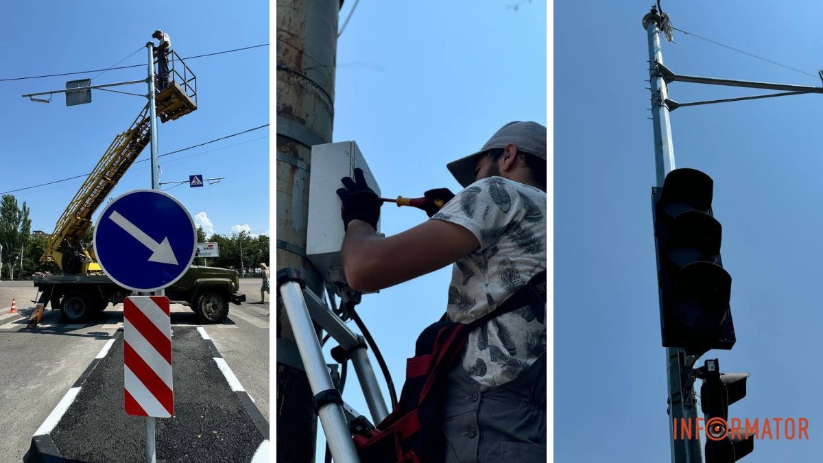 У Дніпрі на правому березі до кінця року з'являться нові світлофори: де саме