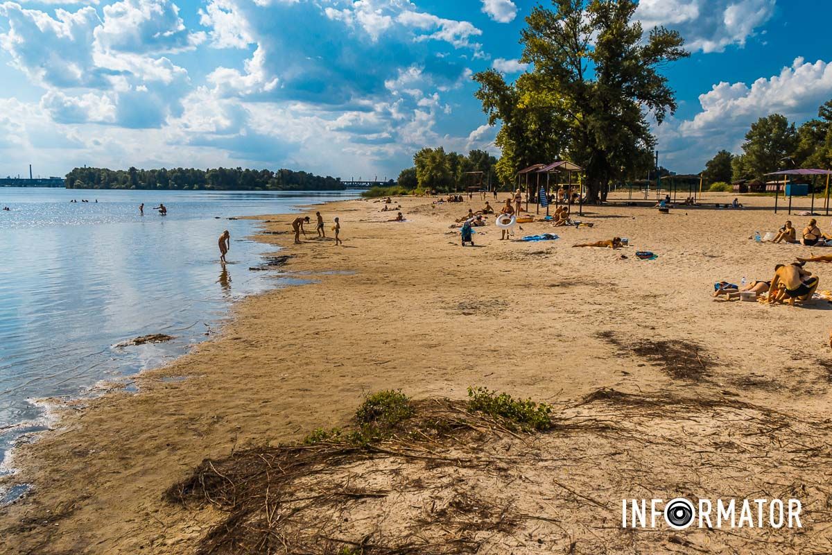 Обмеление В Днепре вода в реках отошла от берега на несколько метров: репортаж Информатора 13